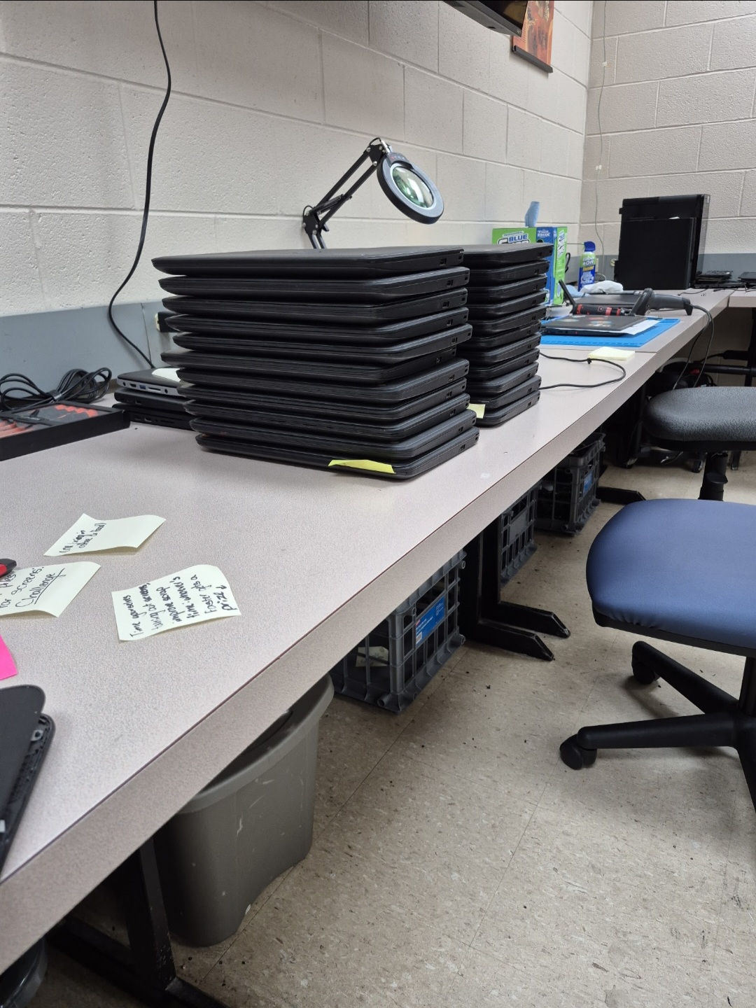 Chromebook repair workspace